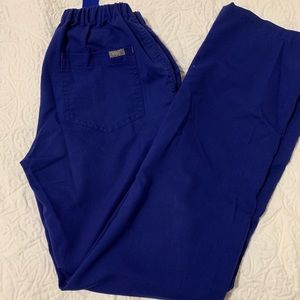 FIGS Livingston scrub pants in cobalt blue limited